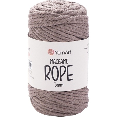 YARNART Macrame Rope 3 mm 3 mm 63 m 768 Milky Brown юта (Macrame Rope 3 mm 768)