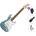 Squier Affinity Series Stratocaster Junior HSS LRL Basic SET Ice Blue Metallic Електрическа китара