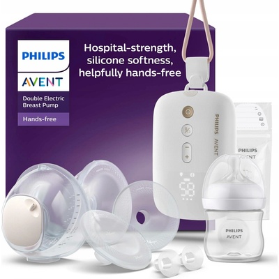 PHILIPS AVENT DVOJITÁ ELEKTRICKÁ SAMODRŽÍCÍ SKINSENSE SCF547/11