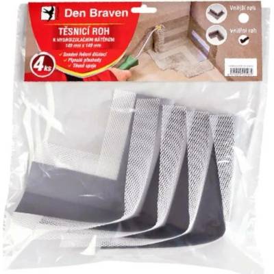 Roh vnitřní k hydroizolacím Den Braven 140 × 140 mm 4 ks
