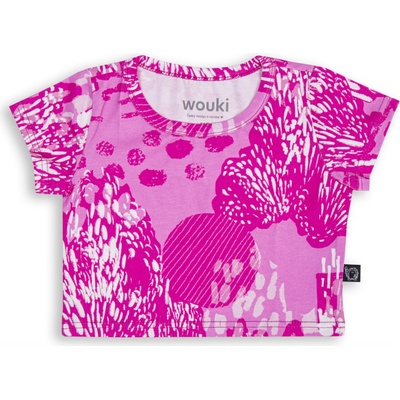Wouki Dívčí crop top Shizuku Pink