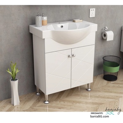 Inter Ceramic Долен стоящ pvc шкаф за баня icp 7044
