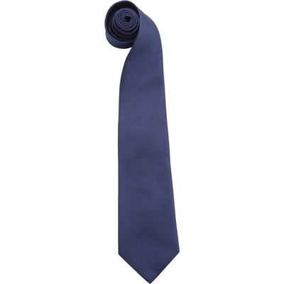 Premier Workwear Kravata s jemným vzorom tmavomodrá