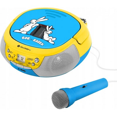 GoGEN BOB a BOBEK modrý žlutý GOGBOBPREHRAVACB