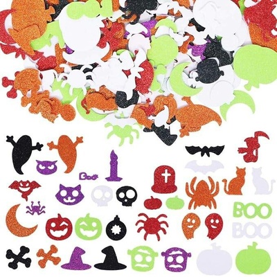 500 kusů Halloween pěnové samolepky