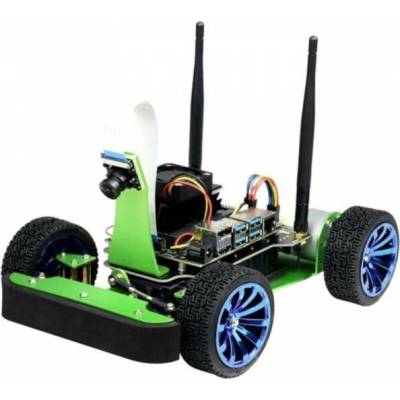 JetBot sada pro stavbu dvoukolové robotické platformy Al s kamerou DC pohonem a OLED displejem Waveshare 16909