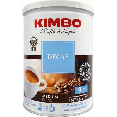 Kimbo Decaffeinato bez kofeinu mletá 250 g