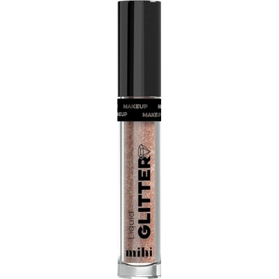 Mihi Tekutý glitter 03 Pink Copper 4 ml