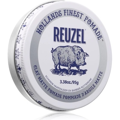 Reuzel Clay Matte Pomade стилизиращ клей за коса матов 95 гр