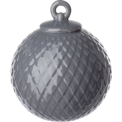 Lyngby Коледна топка Rhombe 7 см тъмносива (201237)