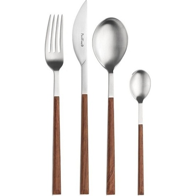 Pintinox Sada 24 ks příborů Sushi Queen Mahogany Satin