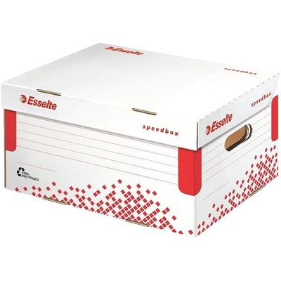 ESSELTE Speedbox 35,5 x 19,3 x 25,2 cm, bílo-červená