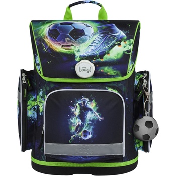 BAAGL Зелена ученическа чанта Ergo Baagl Футболист BAAGL | Zelen | Момичешки | ЕДИН РАЗМЕР