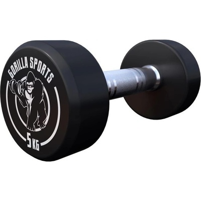Gorilla Sports Jednoručná činka 5 kg