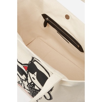 KARL LAGERFELD Памучна чанта Karl Lagerfeld в бежово A2W50026 (A2W50026)