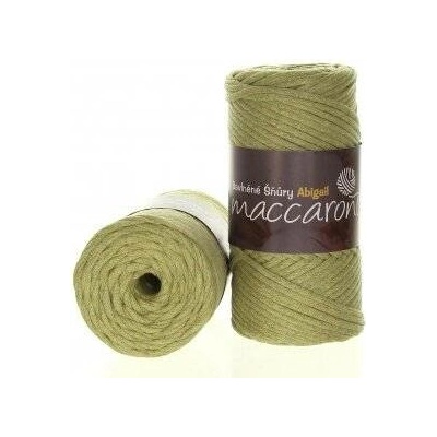 Maccaroni Abigail 3 mm světlá khaki