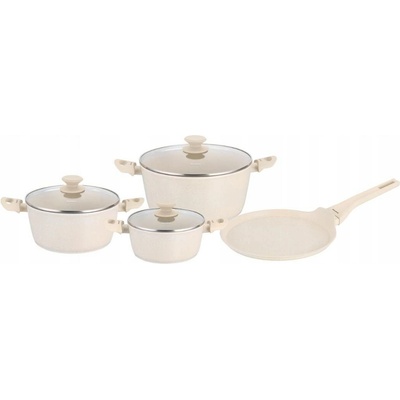 Sada hrnců 7 ks. Klausberg KB-7963 mramorová indukce pánev24cm