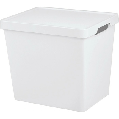 Tontarelli úložný box s víkem Maya 23,9 L 36 x 28 x 31,1 cm bílá
