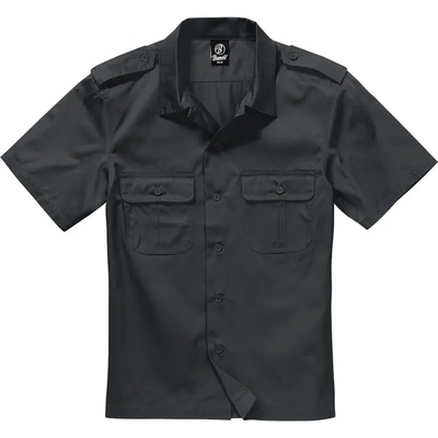 Brandit US риза с къс ръкав, черна (4101.2.)