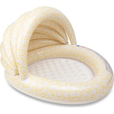 Swim Essentials Swim Essentials: Надуваем басейн Ø100 см. с две въздушни камери за деца от 1 година "Yellow flowers (SWE-2024SE1021)