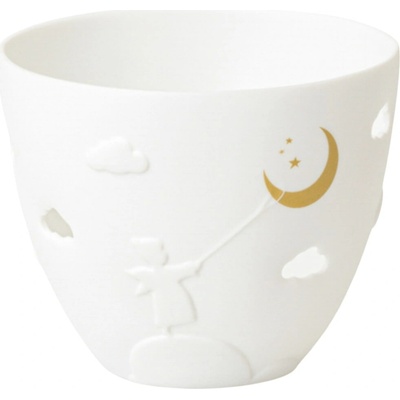 räder Porcelánový svícen Angel and Moon 6,5 cm, bílá barva, porcelán