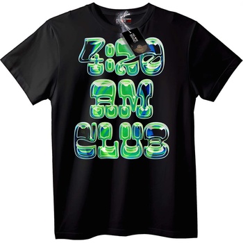 NOONEBRAND Тениска 4: 20 AM Club - M, White