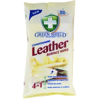 Green Shield Conditioning Leather vlhčené ubrousky na kůži 50 ks