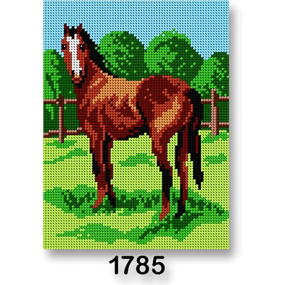 Stoklasa Vyšívací předloha obrázek na vyšívání 70246 1785 kůň na louce zelená 18x24cm – Hledejceny.cz