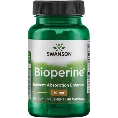 Swanson Bioperine, 10 mg, 60 капсули, Swanson (SWU308)