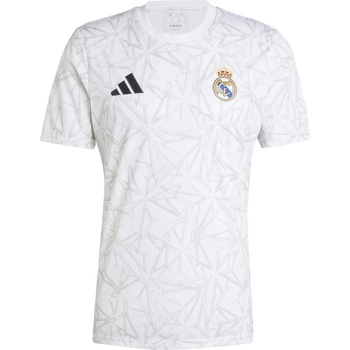 Image 1 of adidas Real Madrid Pre Match Shirt 2024 2025 Adults - White