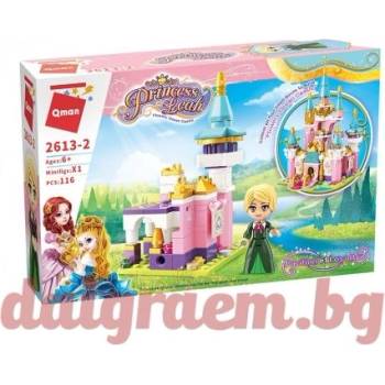 Image 1 of Qman Конструктор qman Цветен замък 2613-2 (q2613–2)