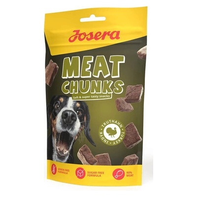 JOSERA Meat Chunks Turkey sušené krůtí pamlsky 70 g