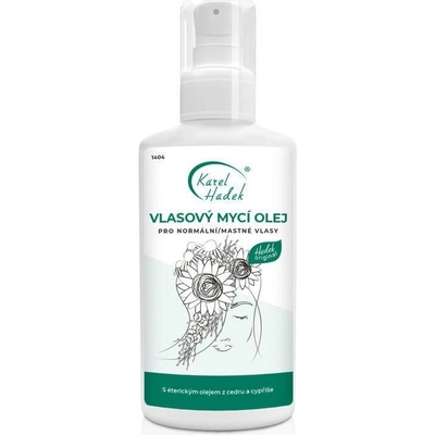 Karel Hádek vlasový mycí olej pro mastné vlasy 100 ml