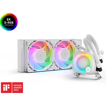 Image 1 of EKWB EK-Nucleus AIO CR240 Lux D-RGB White (EKWB3831109897843)