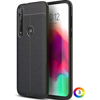 Image 1 of Motorola Moto G8 Plus Удароустойчив Litchi Skin Калъф и Протектор