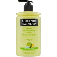 Authentic Toya Aroma Ice Lime & Lemon tekuté mýdlo 400 ml dávkovač