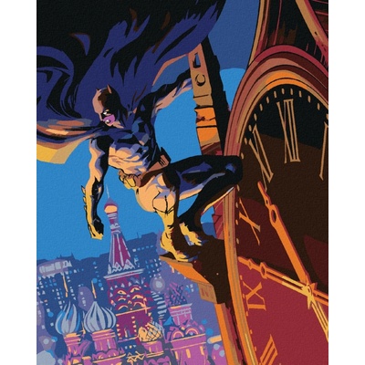 Malování podle čísel BATMAN NA VRCHOLKU VĚŽE
