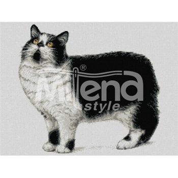 Milena Style Котка Кимрик - гоблен със схема конци Ariadna 1: 1