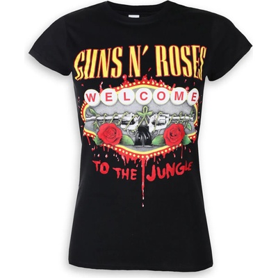 ROCK OFF тениска метална дамски Guns N' Roses - Добре дошли To Джунглата - ROCK OFF - GNRTS28LB