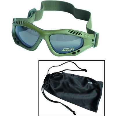 Okuliare Mil-Tec Commando Air oliv dýmové