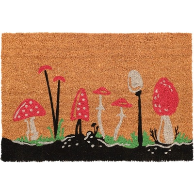 Esschert Design Изтривалка от кокосови влакна 40x60 cm Mushrooms - Esschert Design (ZEE-RB316)