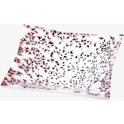 Preciosa Skleněná spékaná mísa Dalmatian 230 x 230 mm