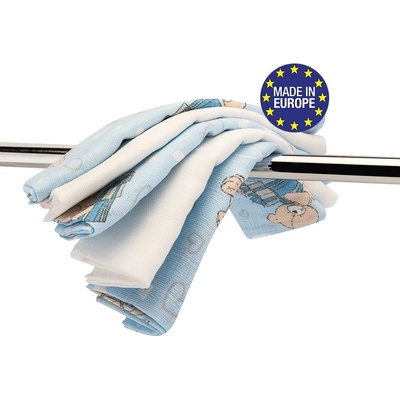 Bomimi Mini Osuška Premium 40x40 5ks medvedík-modrá