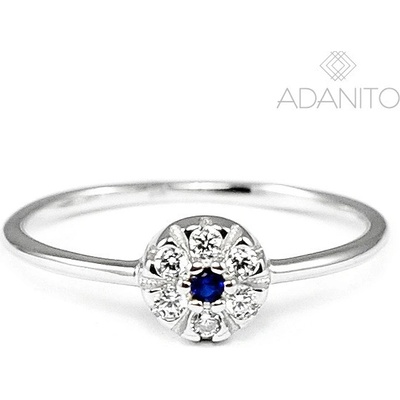 Adanito BTR300 stříbrný kytička se zirkony