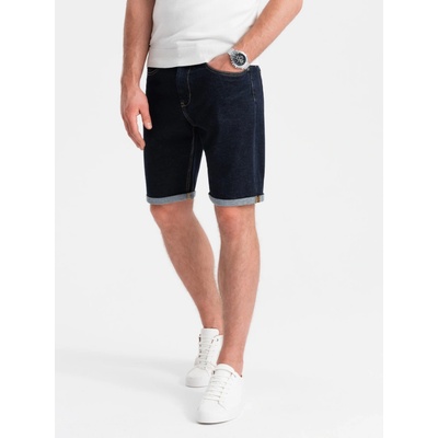 Ombre Clothing pánské džínové kraťasy Alii navy