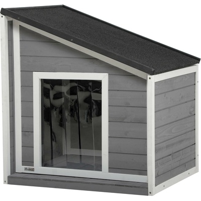 PawHut Bouda pro psa Jumi 71 x 58 x 53/77 cm