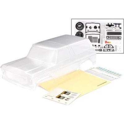 Traxxas каросерия Ford Bronco 1979 прозрачна (за #8072X)