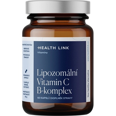 Health Link Lipozomálny vitamín C+B-komplex 60 kapsúl