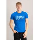 Lee Cooper pánske tričko Logo svetlomodré