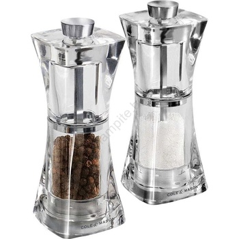 Image 1 of Cole&Mason - К-кт мелнички за сол и пипер CRYSTAL 2 бр. 12, 5 см (GG390)
